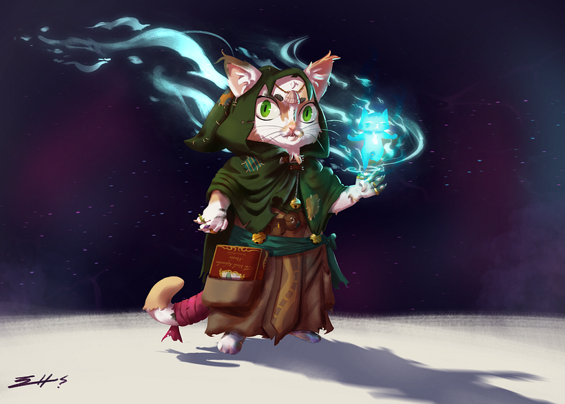 Rawr'Uwu -- D&D Character Commission 1