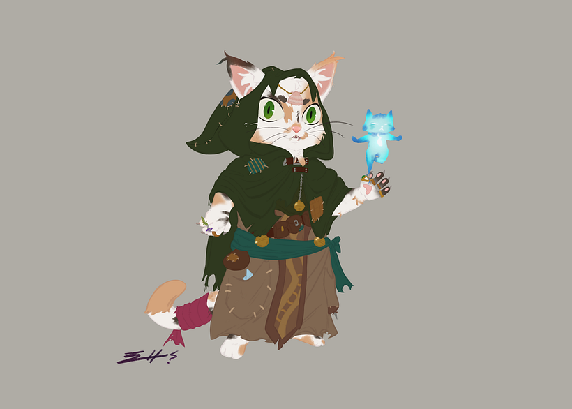 Rawr'Uwu -- D&D Character Commission 1