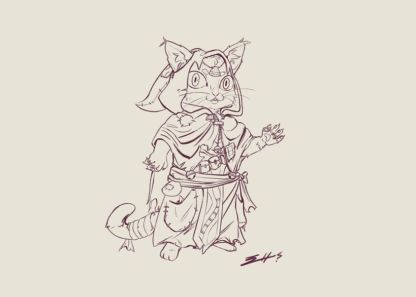 Rawr'Uwu -- D&D Character Commission 1