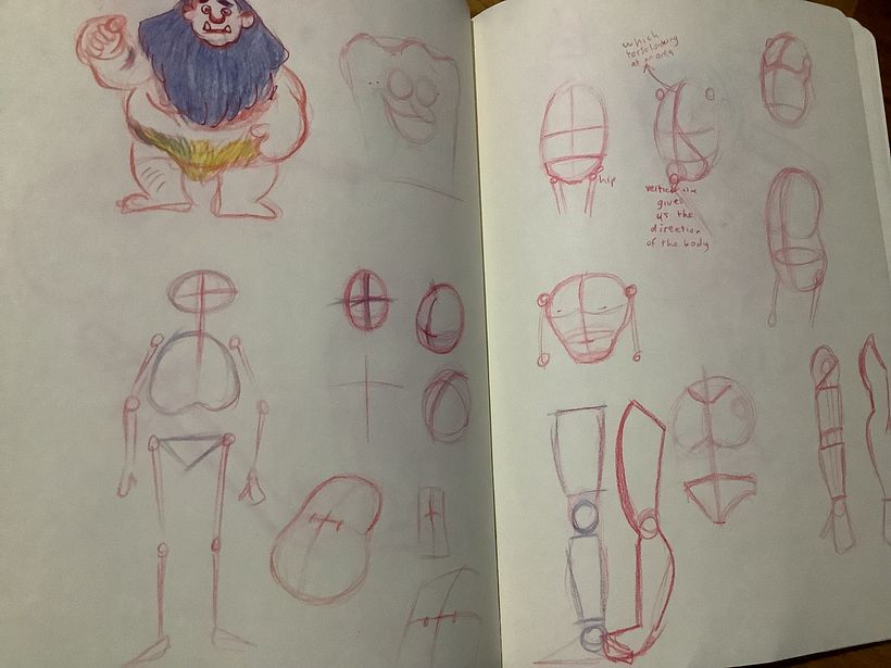 Character design process  1