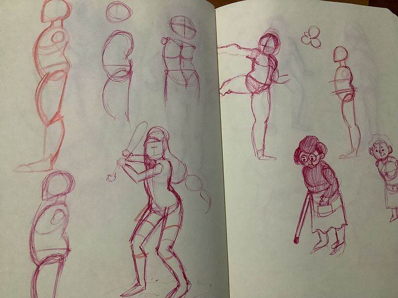 Character design process  2