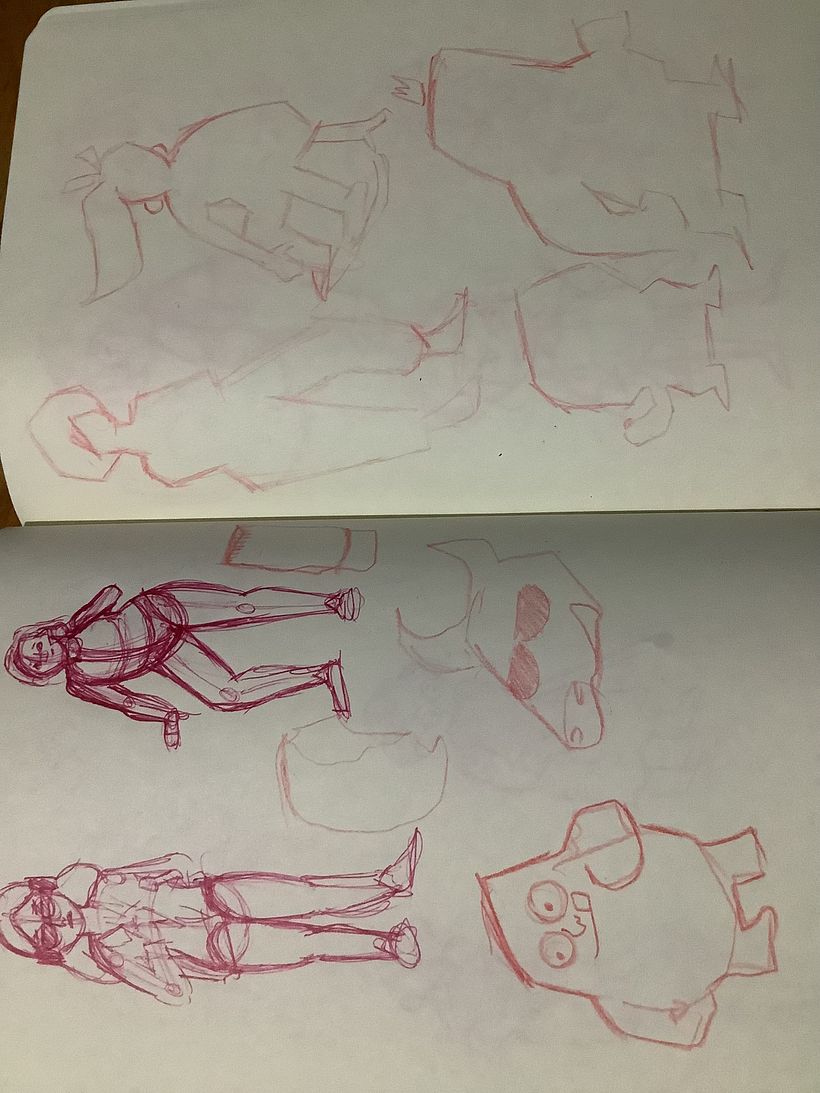 Character design process  3