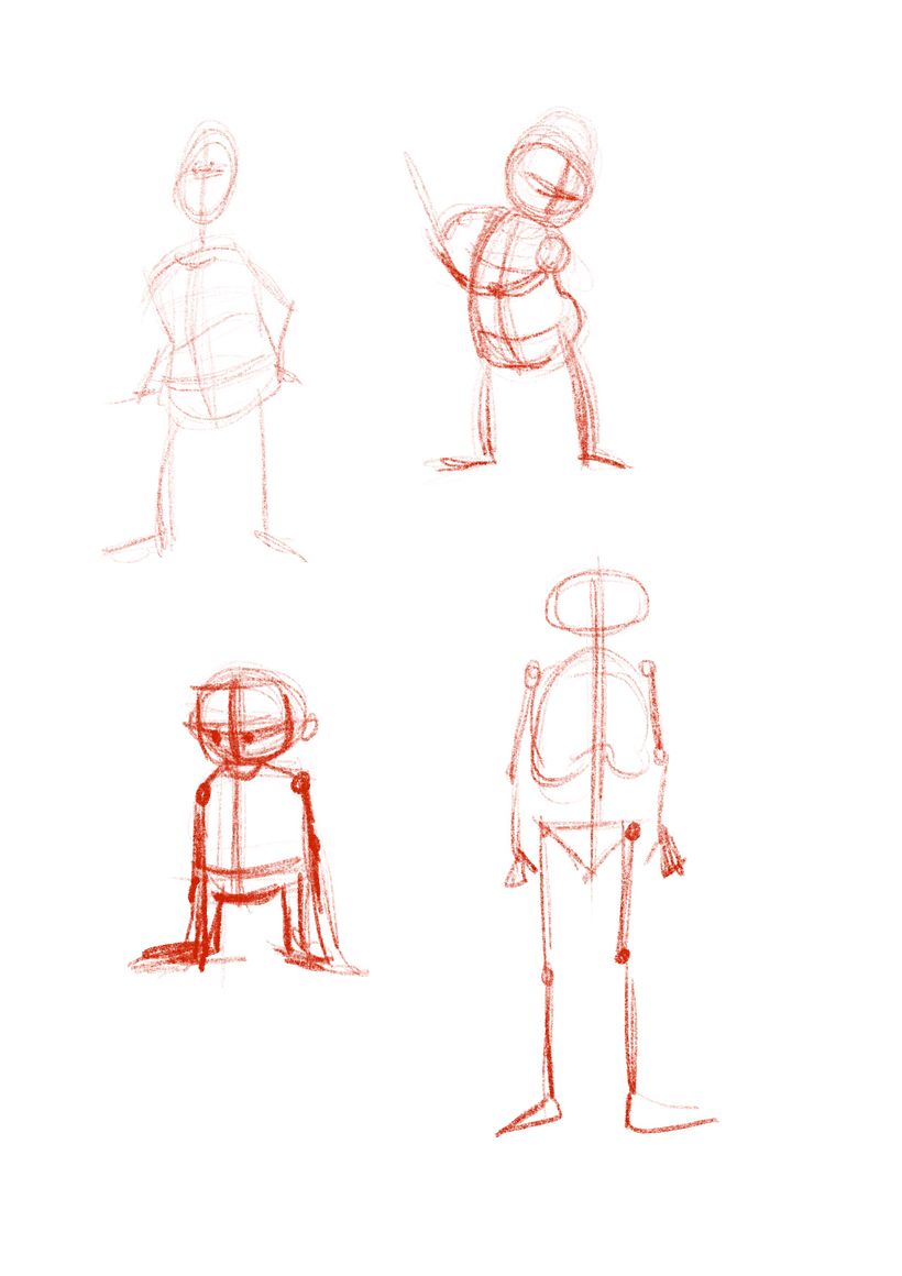 Character design process  2