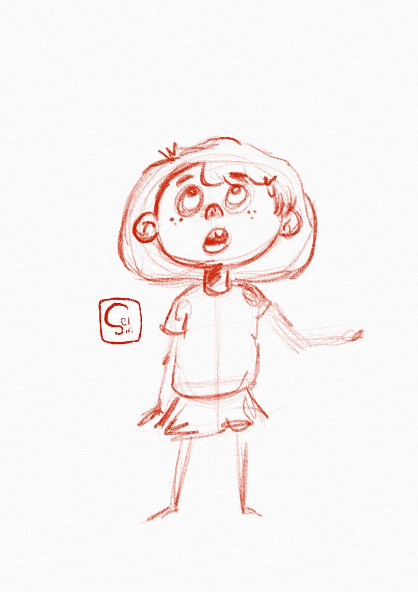 Character design process  1