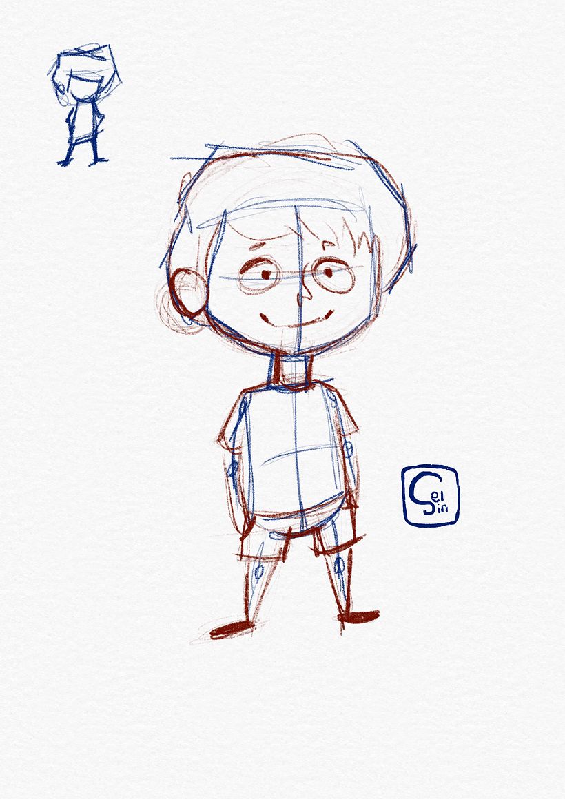 Character design process  2