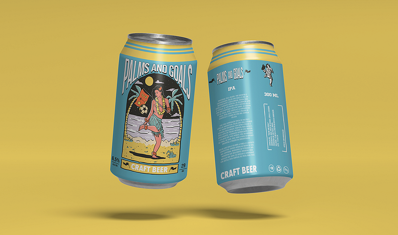 Beer Palms and Goals, project design 4