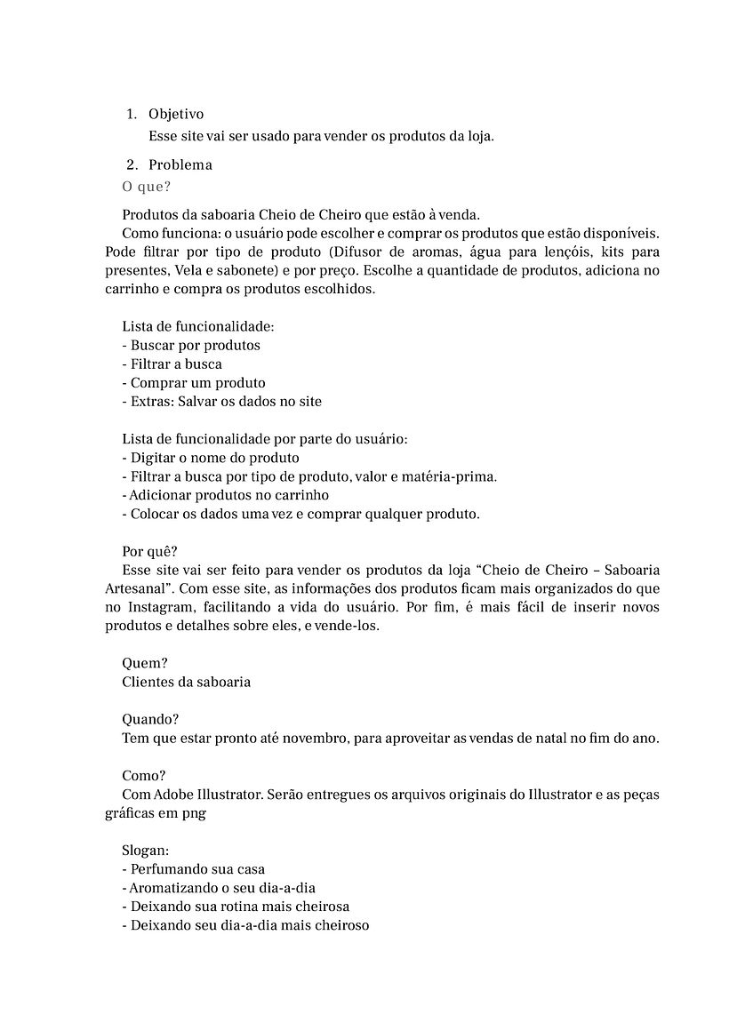Web Design para um e-commerce 2