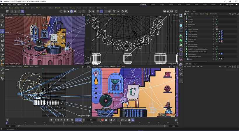 Composición 3D en Cinema 4D 1