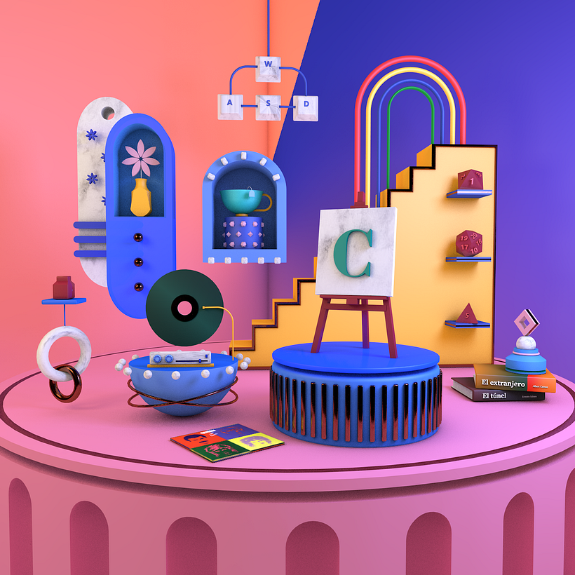 Composición 3D en Cinema 4D 3