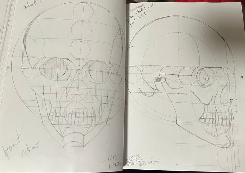 All drawings done from this course.  12