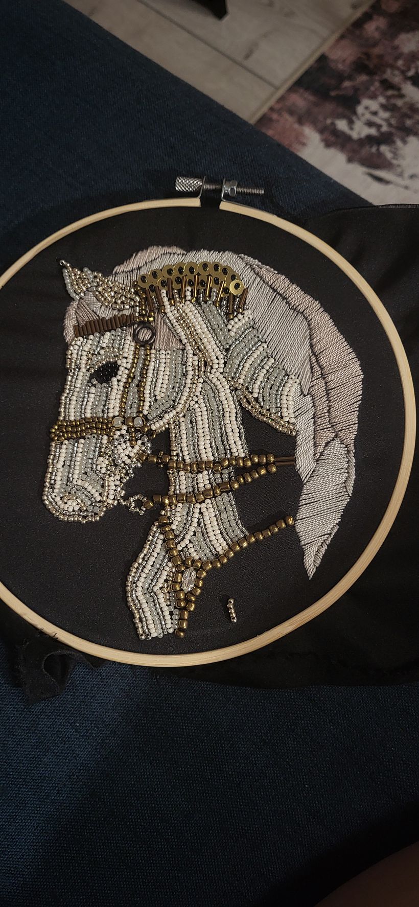 Horse patch embroidery 2