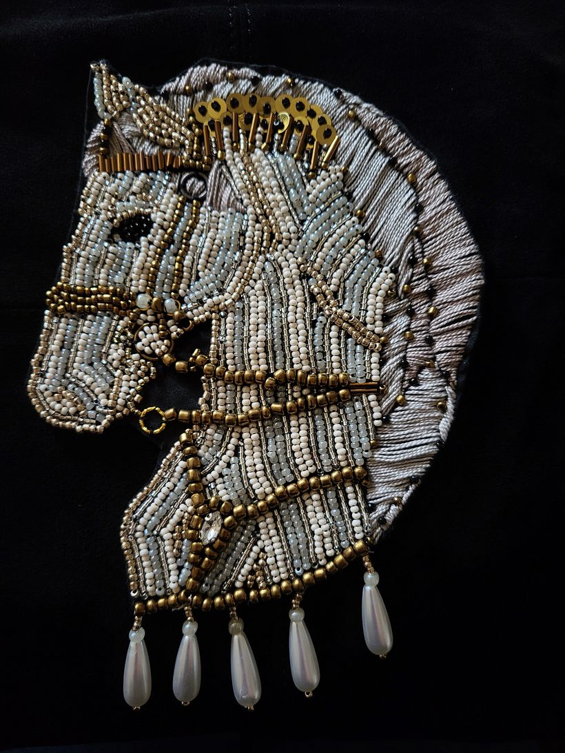 Horse patch embroidery 4