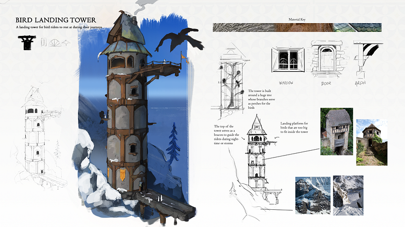 Bird Landing Tower 1