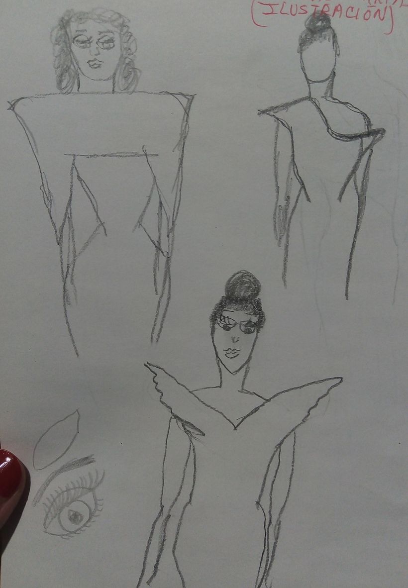 Proyecto final Ilustración de moda con técnicas mixtas 1