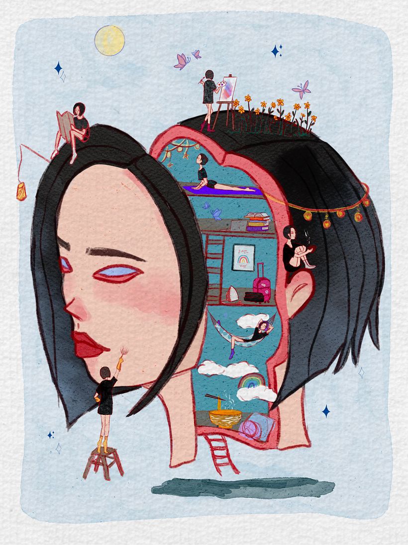 My project for course: Surreal Illustration with Watercolor and Ink 1