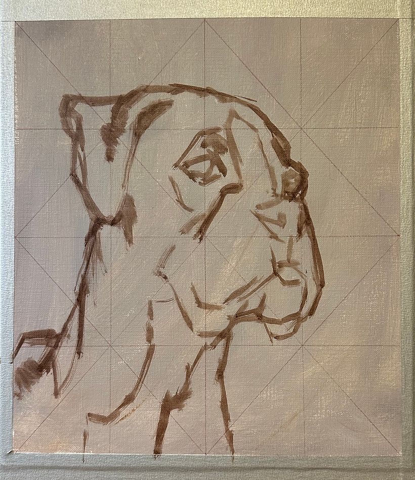Milie the boxer dog 1