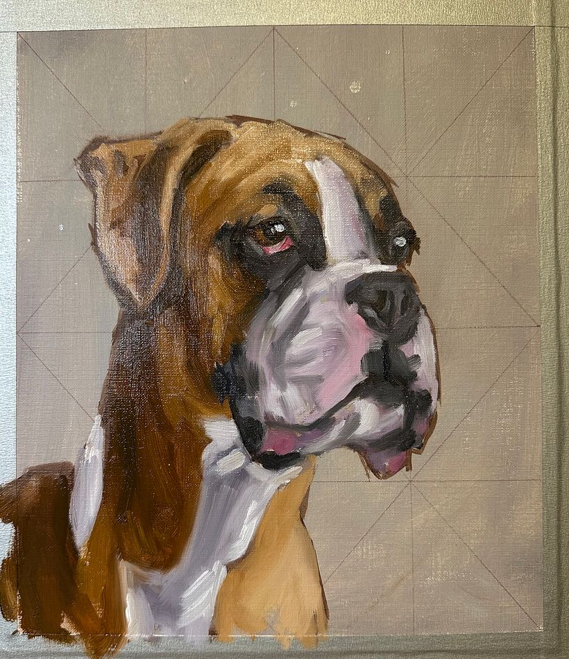 Milie the boxer dog 1