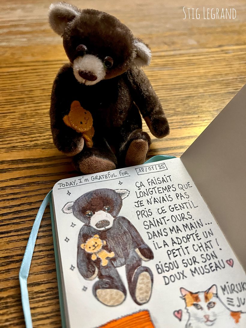 Carnet de gratitude : January 2025 sketchbook 1