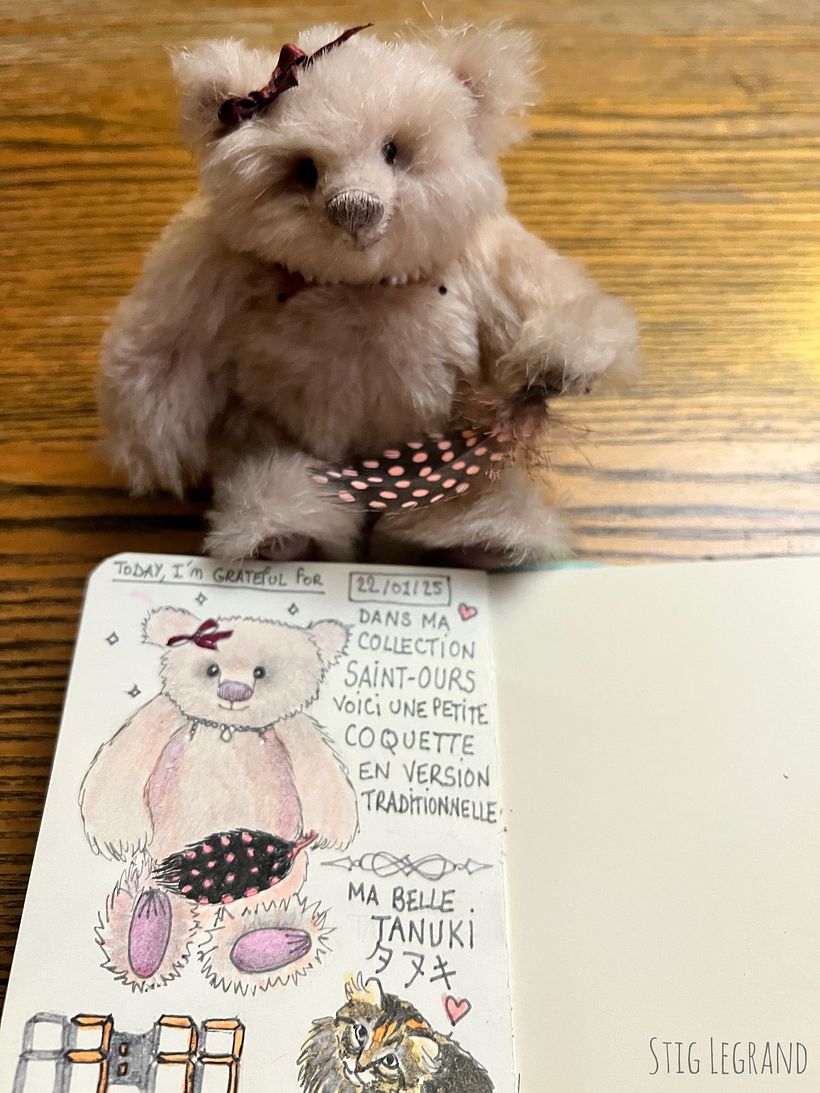 Carnet de gratitude : January 2025 sketchbook 1