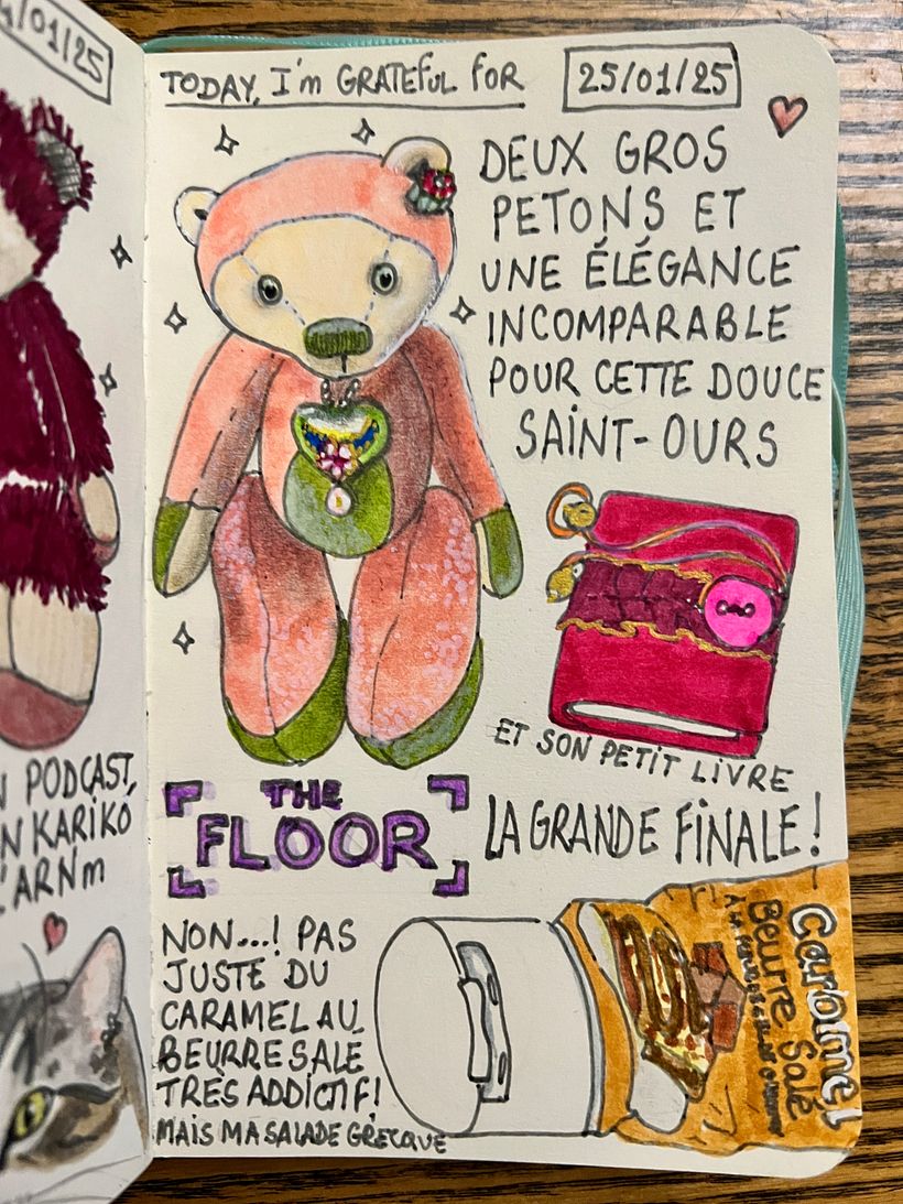 Carnet de gratitude : January 2025 sketchbook 1