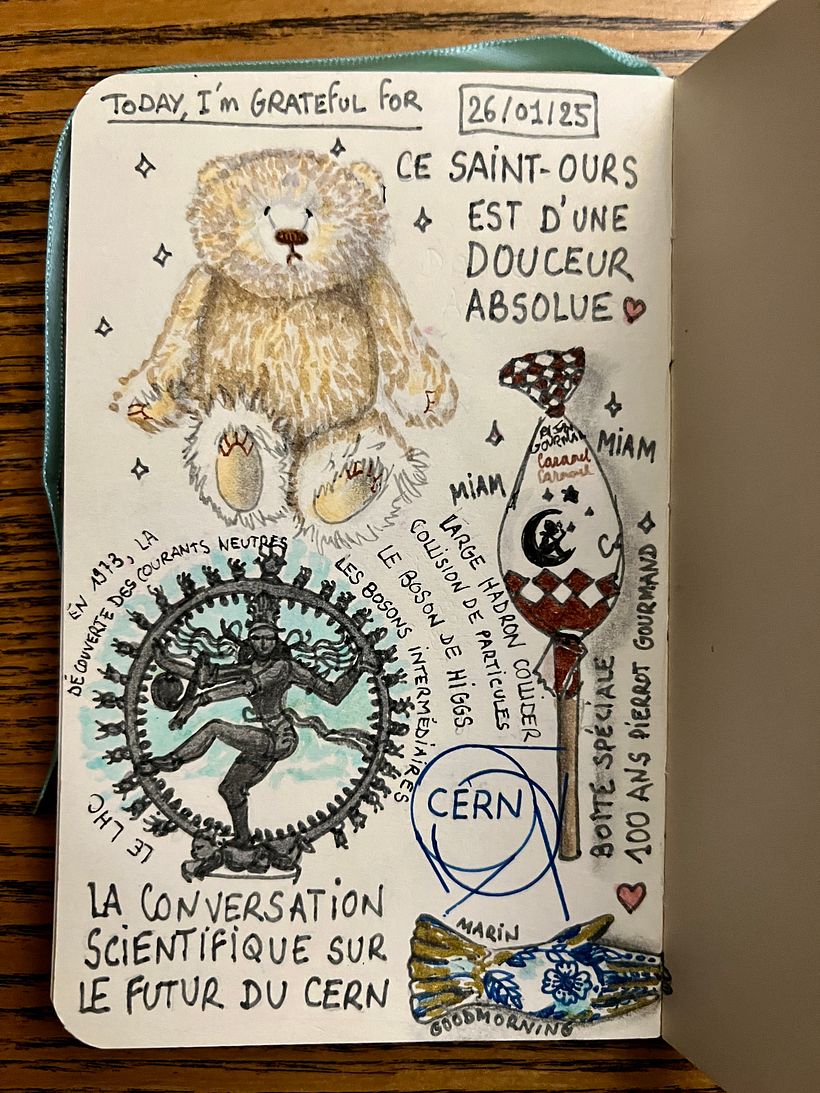 Carnet de gratitude : January 2025 sketchbook 1