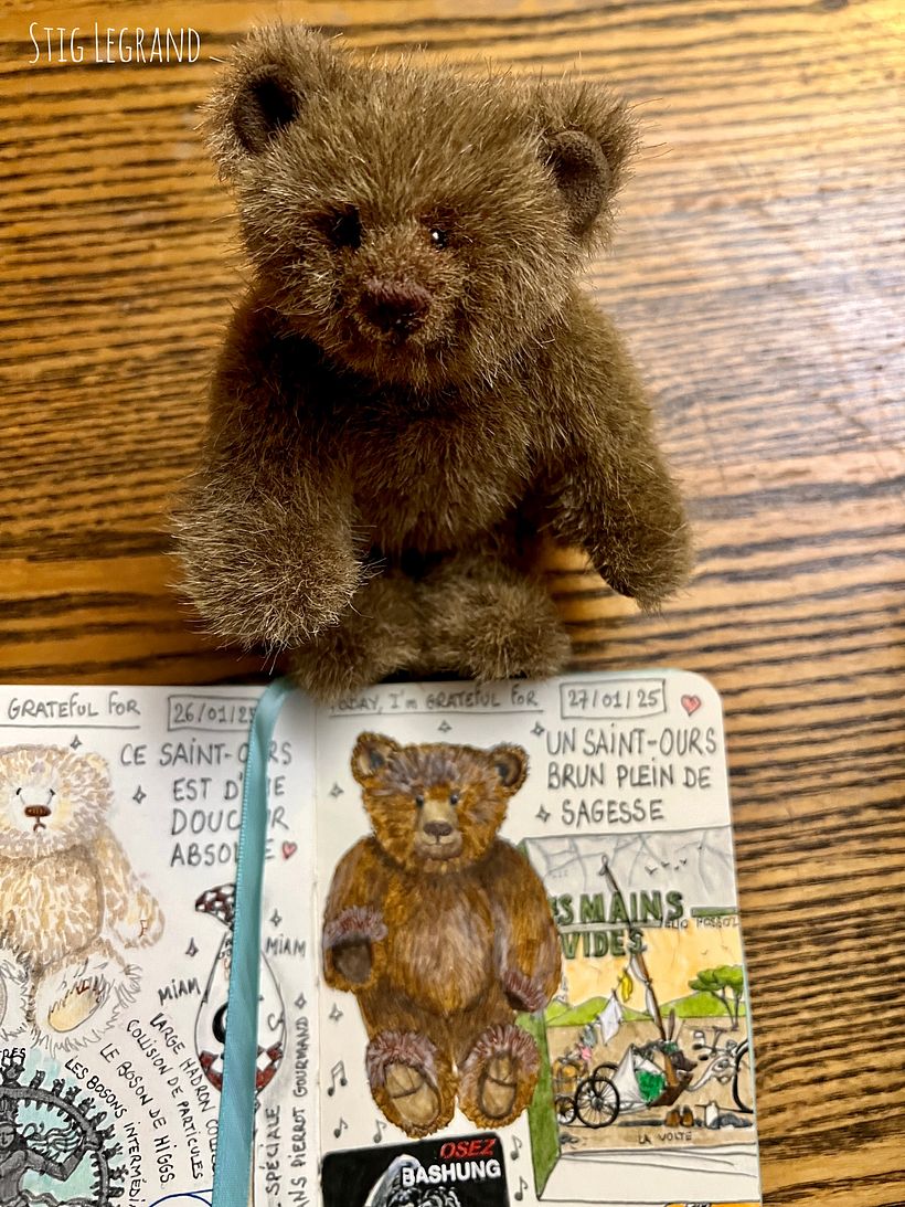 Carnet de gratitude : January 2025 sketchbook 1