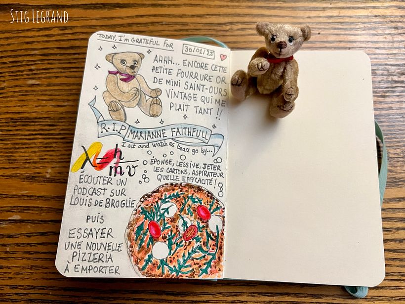Carnet de gratitude : January 2025 sketchbook 1