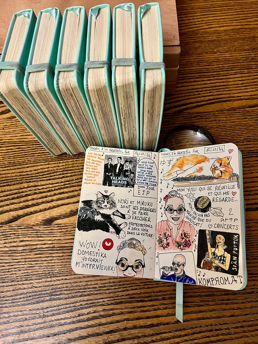 Carnet de gratitude : January 2025 sketchbook 1