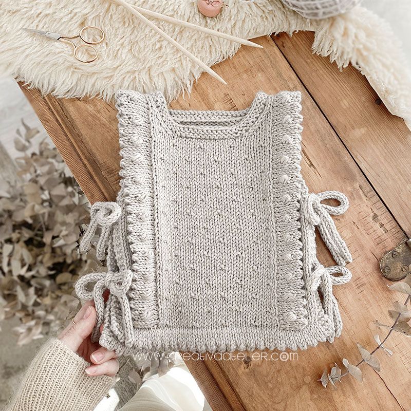 Patron Chaleco Bebe Chaleco Tejido Con Agujas Paso A Paso Chaleco