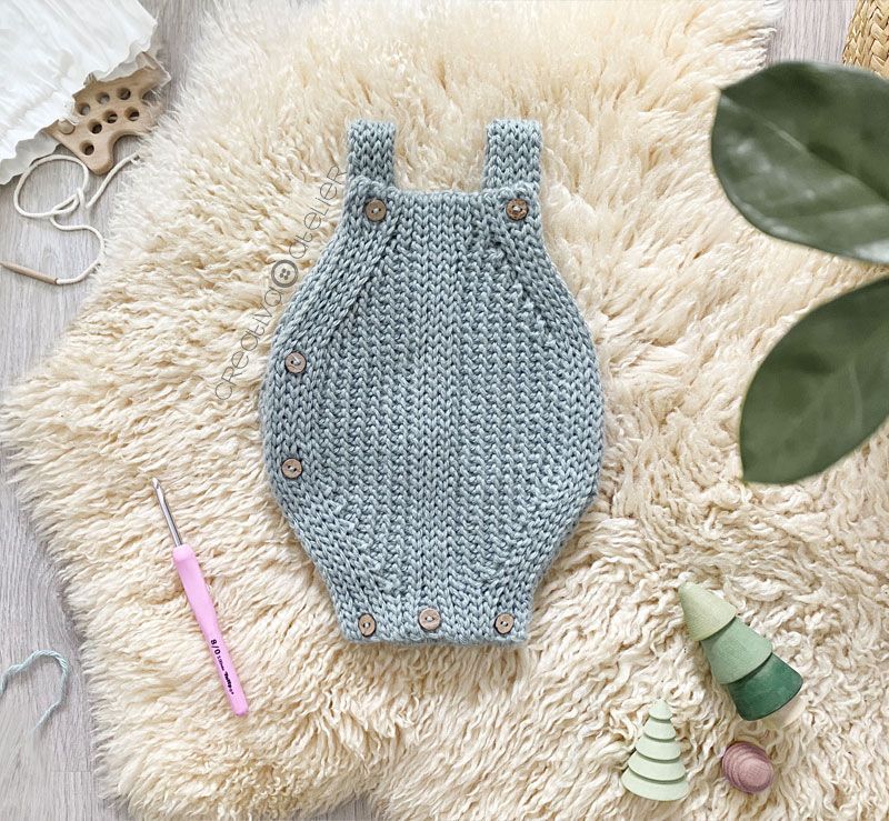 Patrón de Pelele de Crochet SNAPPY 3