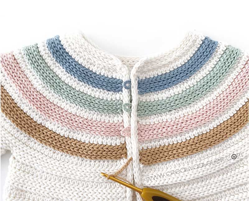 Patrón de Chaqueta GINGER de Crochet 5