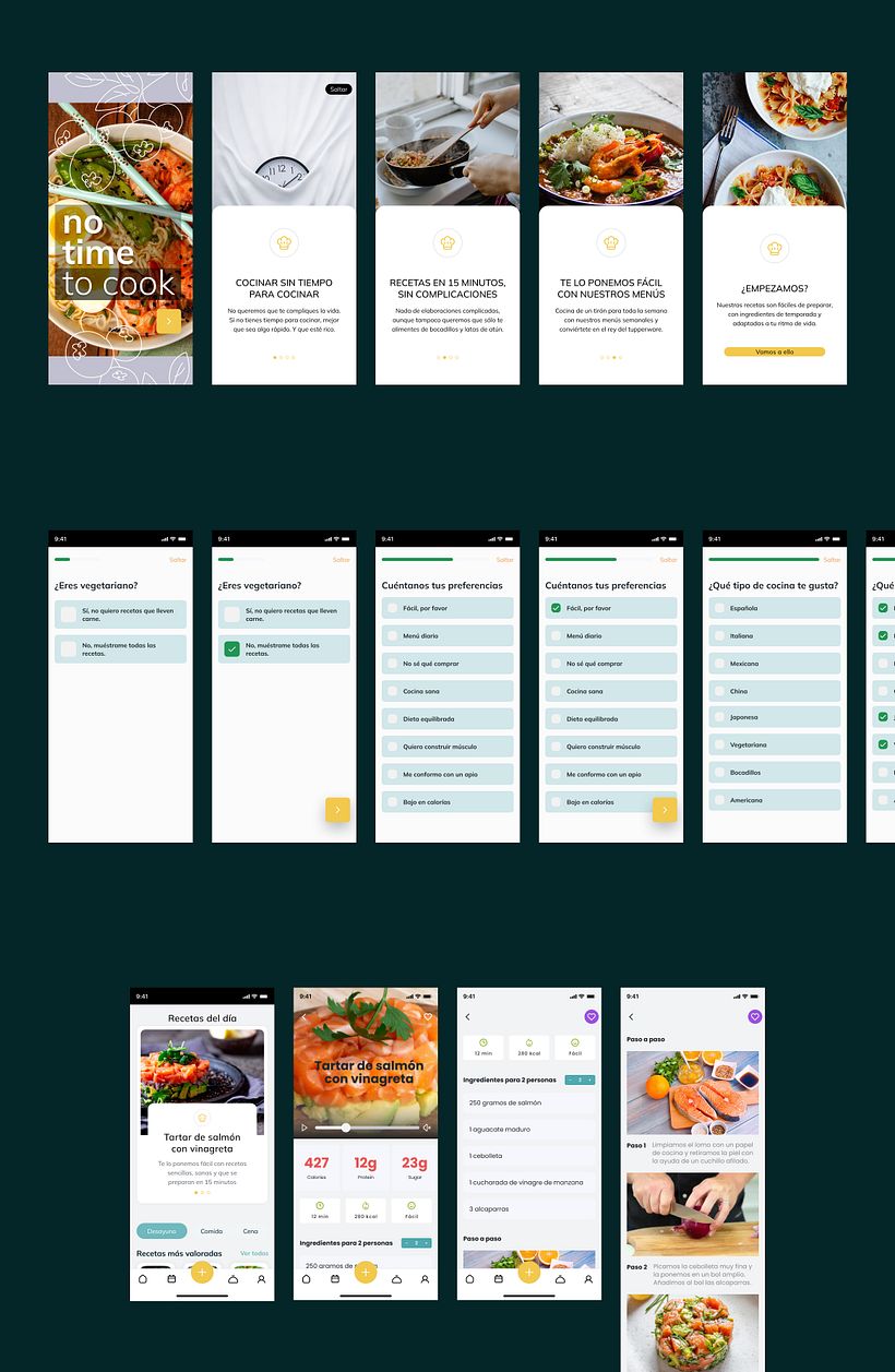 Aplicación No Time to Cook y web responsive 1