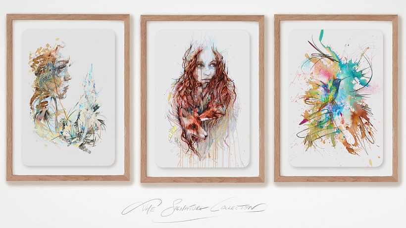 Foil Prints created from Artwork 1