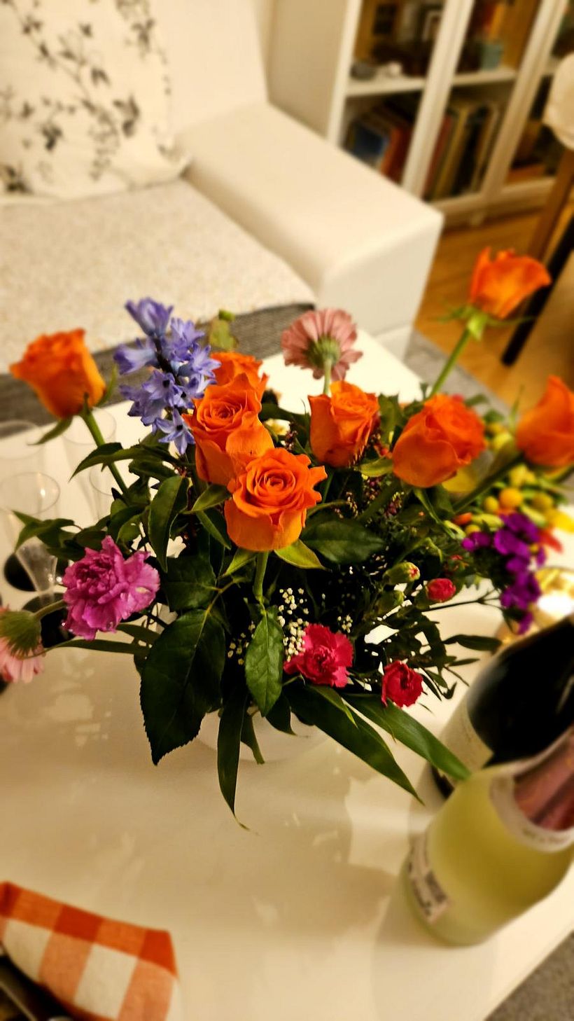 nice design with flower composition for my party 1