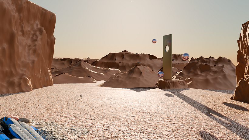 Mi proyecto del curso: Ambientes futuristas en 3D con Photoshop y Blender 1