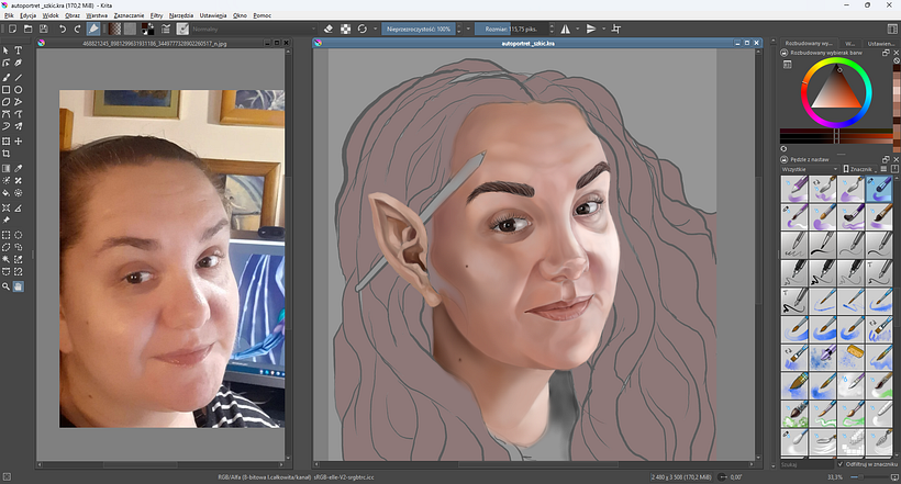 Elf self-portrait 2
