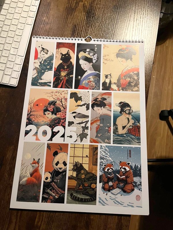 Ilustraciones con Midjourney para calendario  1