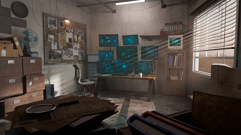 3D environment Yan's Room(晏) project 1
