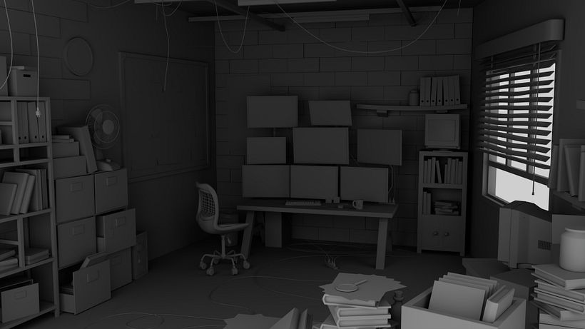 3D environment Yan's Room(晏) project 2