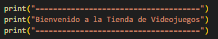 Tienda de Videojuegos con Python 1