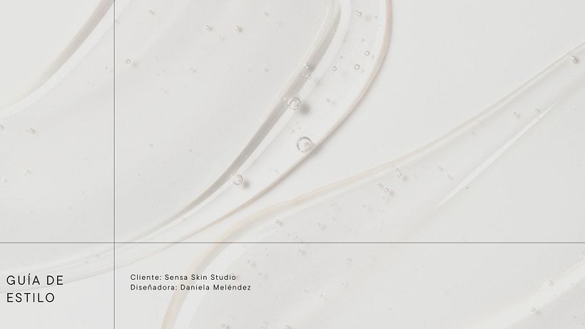 Guía de estilo y sitio web Sensa Skin Studio 1