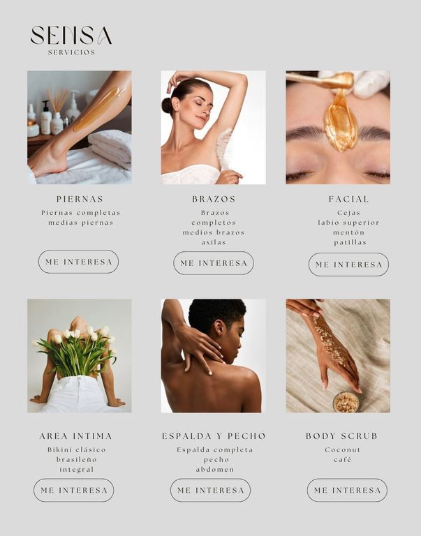 Guía de estilo y sitio web Sensa Skin Studio 5