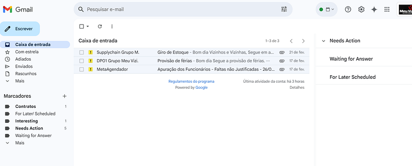 Método de Organização do Jorge 1