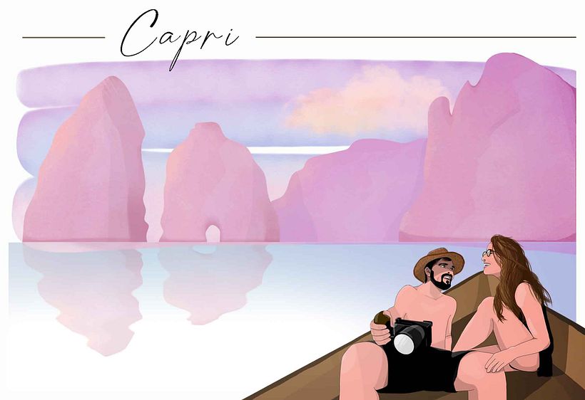 Capri postcard 1