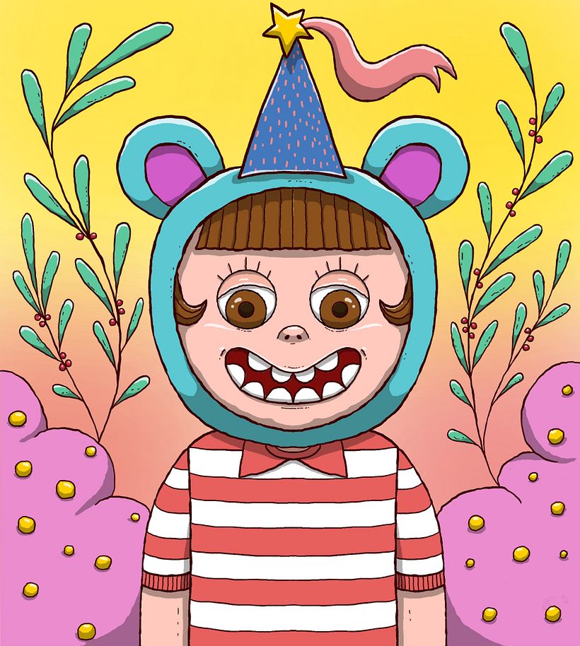 The Blue Bear - Ink Work 1