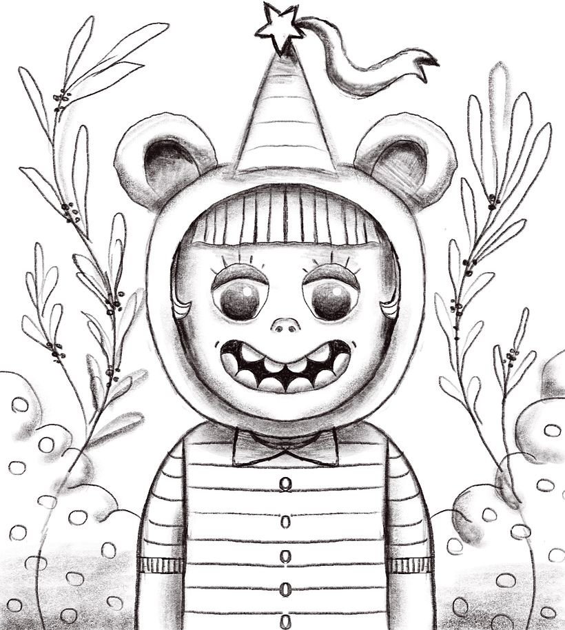 The Blue Bear - Ink Work 1