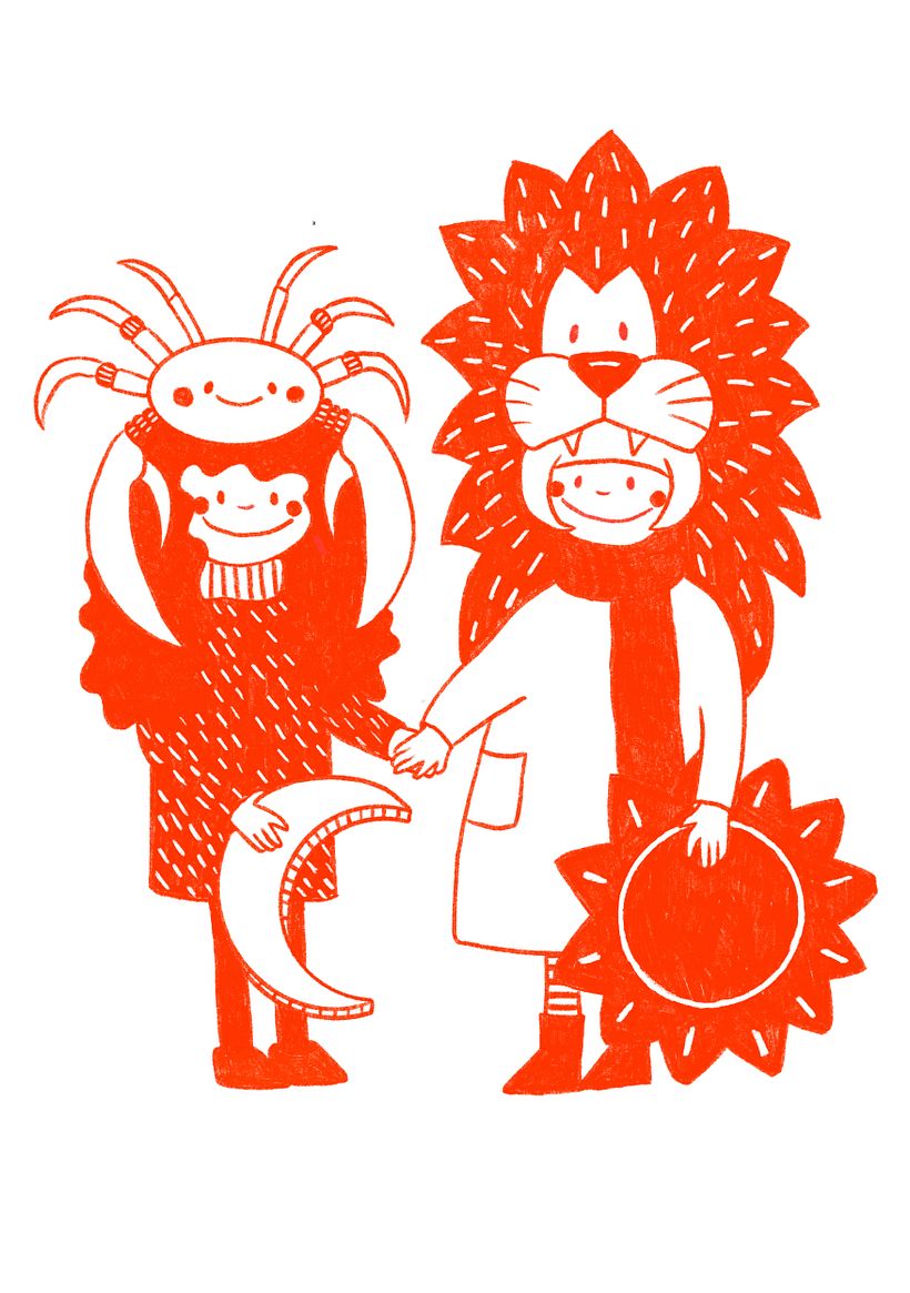 July Calendar Page - Cancer and Leo 2