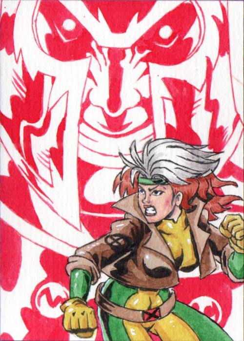 sketch card using water color 1