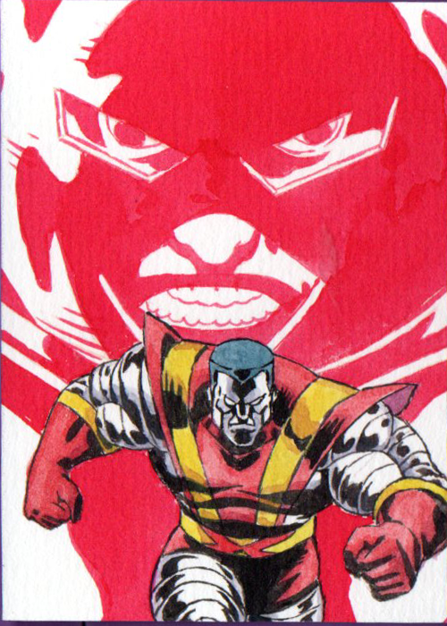 sketch card using water color 2