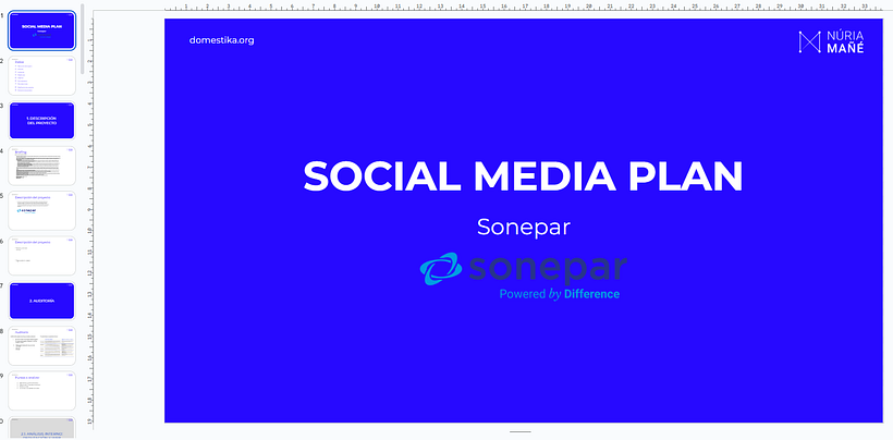 Mirella A. - Social Media Plan - Sonepar 1